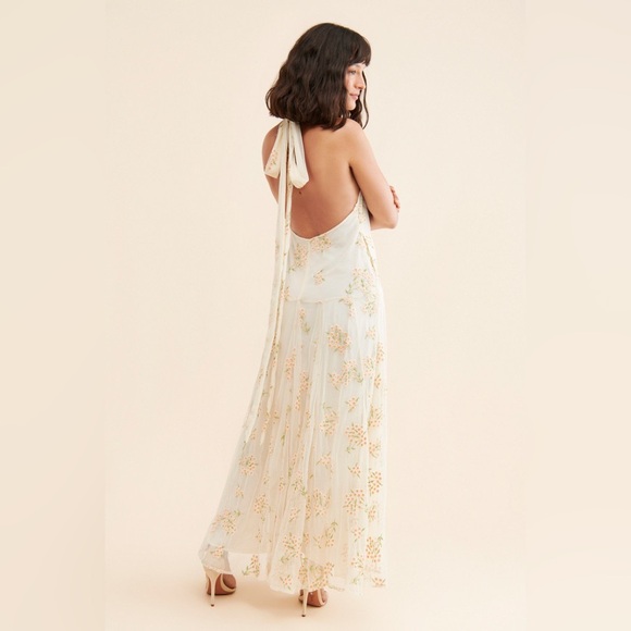 Free People Embroidered Holding On Convertible Maxi Dress - Picture 3 of 15